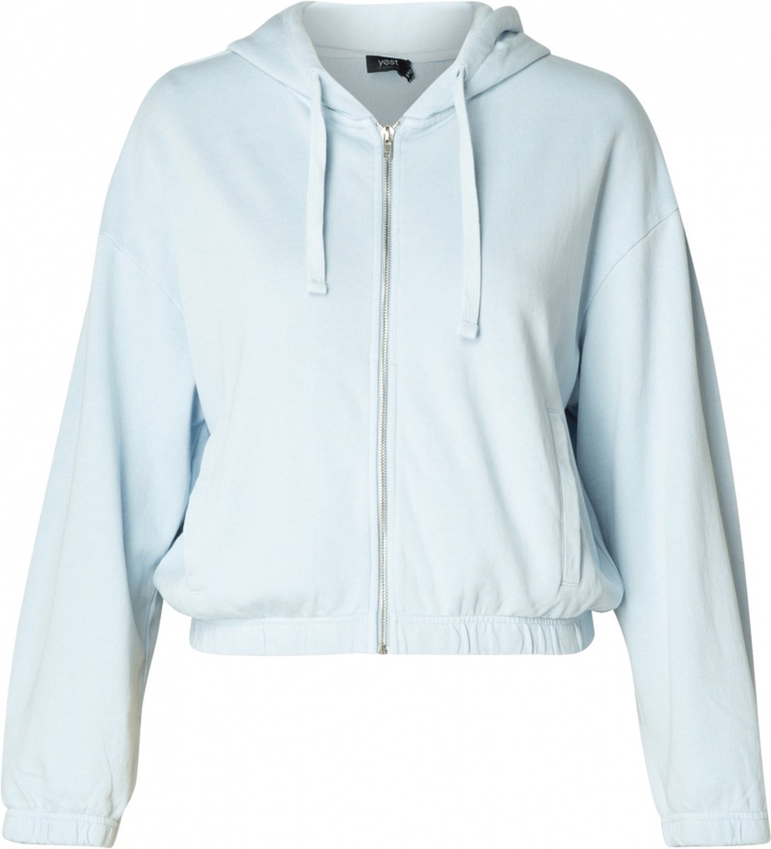 YESTA Lareyna Vest - Pastel Blue - maat 2(50)