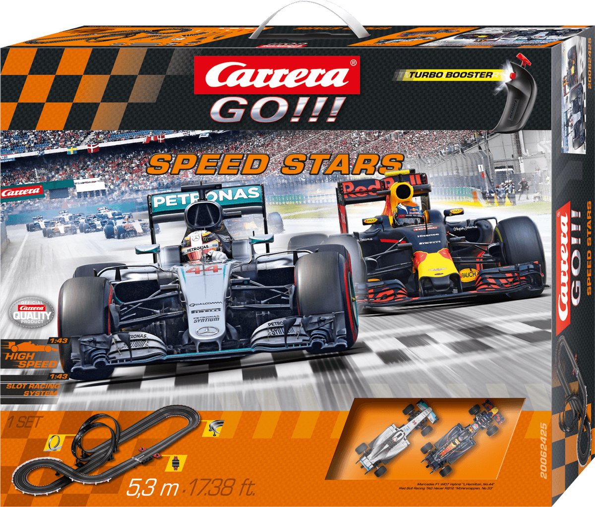 Carrera GO!!! Speed Stars Max Verstappen - Racebaan | bol.com