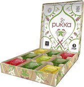 Pukka Active Kruidenthee Geschenkdoos - 5 blends biologische kruidenthee, ook leuk als verjaardagscadeau - 45 zakjes - Theedoos - GB-BIO-05