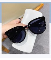 Retro klassieke stijl zonnebril met UV-bescherming - Zwart