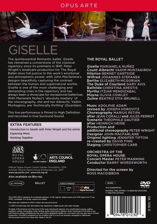 Royal Ballet & Royal Opera House - Giselle (DVD), Orchestra Of The