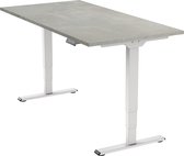 OrangeLabel elektrisch zit/sta bureau Eco frame wit. Voldoet aan de NEN EN 527. Inclusief Oxyd blad maat 140x80