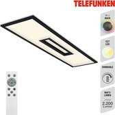Telefunken CENTERBACK - LED Paneel - 319605TF - CCT- kleurtemperatuur regeling - incl. afstandsbediening - RGB backlight effect - RGB centrelight - traploos dimbaar via afstandsbediening - IP20 - 25.000 uur - 100 x 25 x 6,3 cm