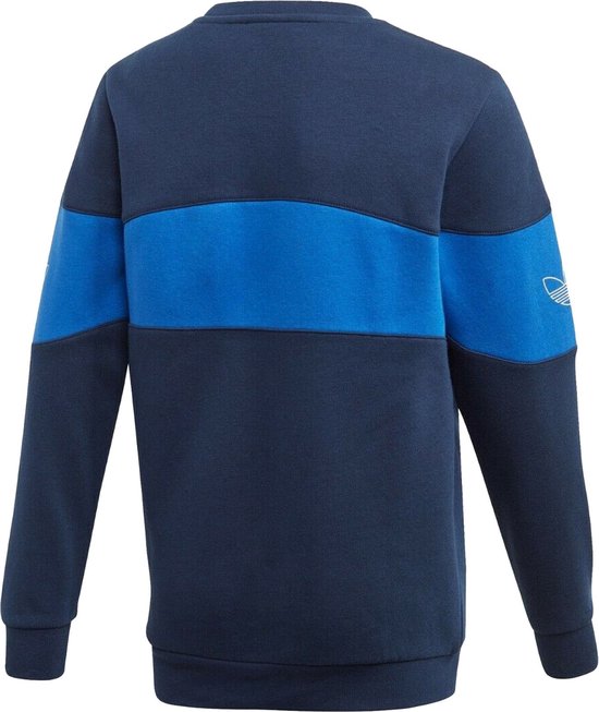 adidas Originals Bandrix Crew Sweatshirt Kinderen blauw 7/8 jaar