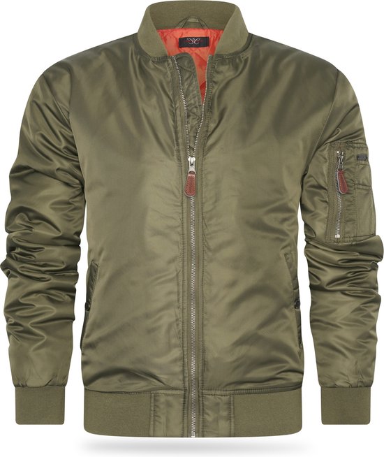 Cappuccino Italia - Heren Jas zomer Navy Seal Jacket - Groen - Maat L