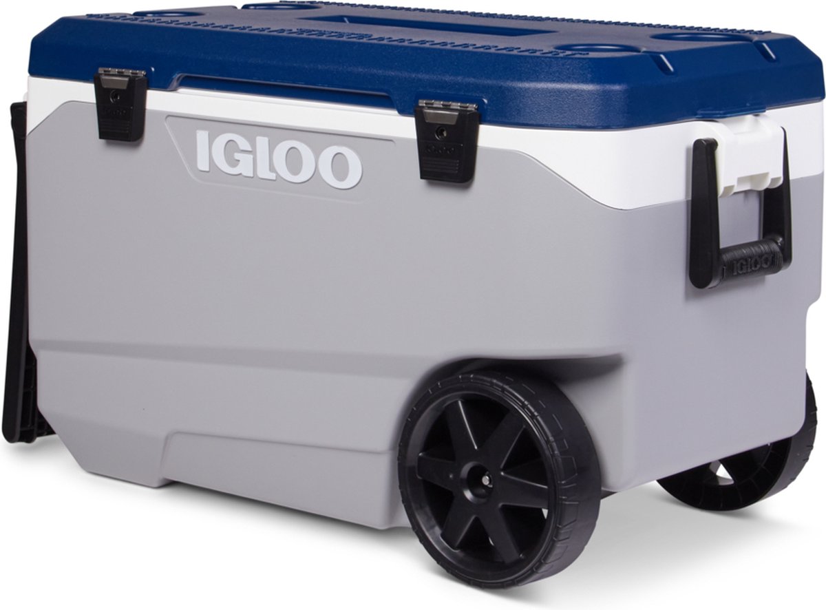 Igloo Maxcold Latitude 90 Roller - koelbox op wielen - 85 Liter - Grijs