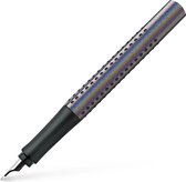 Faber-Castell Grip Glam XB - stylo plume - plume F - argent - FC-140843