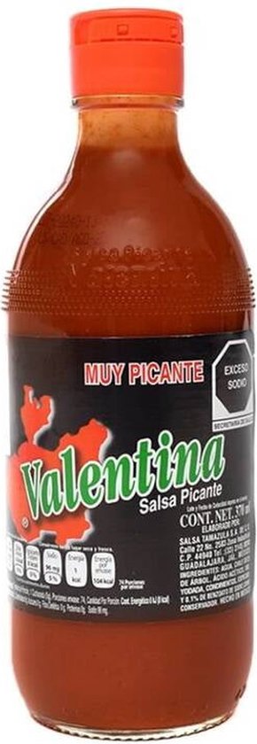 Foto: Valentina negra salsa muy picante