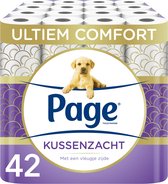 Bol.com Page toiletpapier - 42 rollen - Kussenzacht wc papier (3-laags) - voordeelverpakking aanbieding