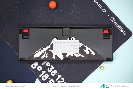 Varmilo VEA87 Summit R2 (TKL) – Mechanical Keyboard – MX Silent Red Switches