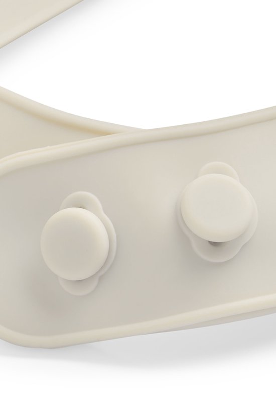 Jollein - Slab (Nougat) - Siliconen - Slabbetjes Baby - 26 cm van Jollein — afbeelding 2