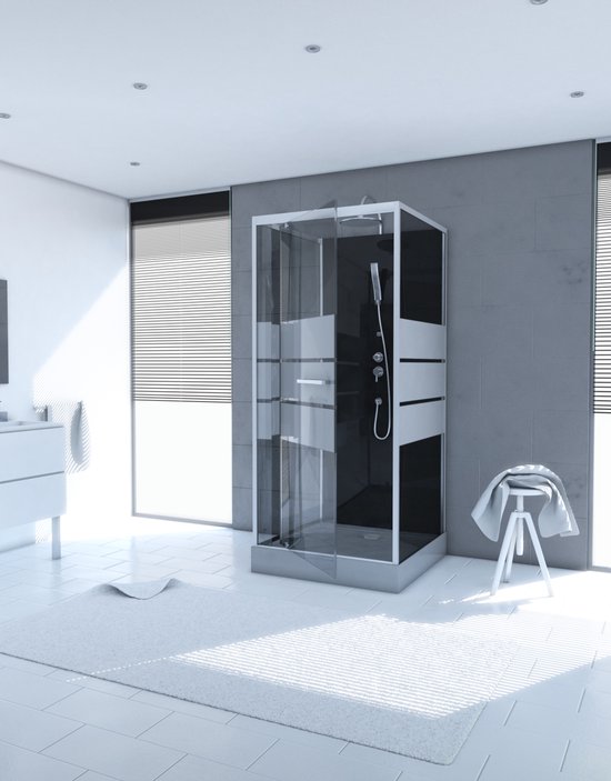 Cabine de douche carrée Aurlane 90x90x225cm - SCRATCHY 90