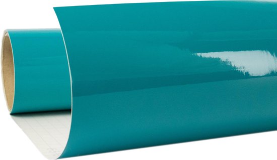 Plakfolie - Oracal - Turquoise Blauw – Glanzend – 117 cm x 10 m - RAL 5018 - Meubelfolie - Interieurfolie - Zelfklevend