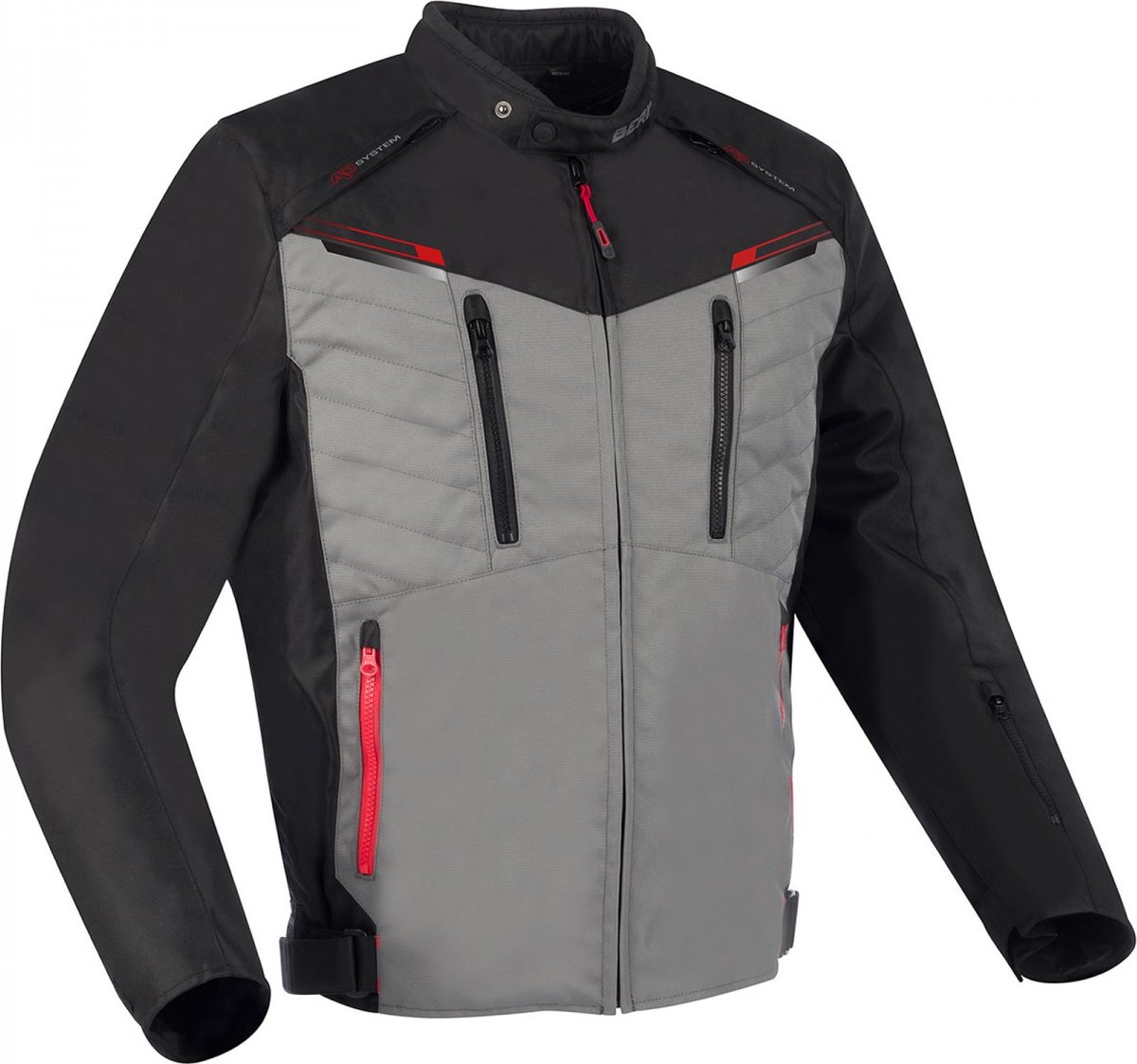 Bering Jacket Otago Black Grey XL - Maat - Jas