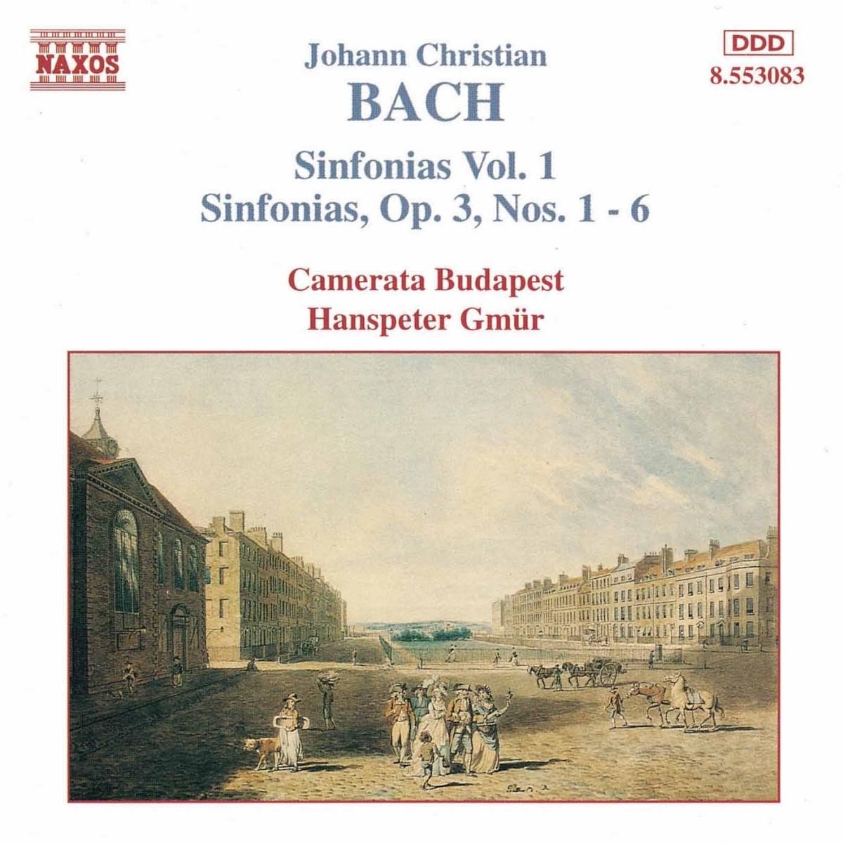 Camerata Budapest - J.C. Bach: Sinfonias 1 (CD)