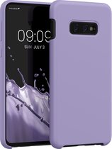 kwmobile telefoonhoesje geschikt voor Samsung Galaxy S10e - Hoesje met siliconen coating - Smartphone case in violet lila