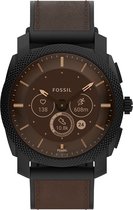 Fossil Gen 6 Hybrid Machine Smartwatch Heren 45 mm - Bruin