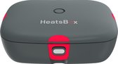 Faitron HeatsBox Style+ - Lunchbox Adultes - Lunchbox Électrique - Acier Inoxydable - Différents Compartiments - Avec Application Smartphone