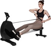 Magnetische Roeitrainer - Multi Gym Lcd Ergometer Roeiapparaat met  12 Verstelbare standen - Roeimachine