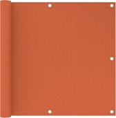 Balkonscherm 90x500 cm HDPE oranje