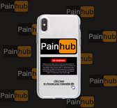 iPhone 12 Pro Hoesje - TPU Backcover- Painhub - Grappig - niet Pornhub
