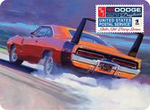 1:25 AMT 1232 USPS 1969 Dodge Daytona - Auto Art Stamp Series Plastic Modelbouwpakket