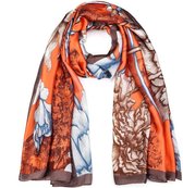 Bijoutheek Sjaal (Fashion) Summer Time Orange SH69188