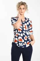 Cassis Dames Hemd met luipaardprint - Tuniek - Maat 46