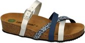 Dr Brinkmann -Dames -  blauw donker - slippers & muiltjes - maat 40