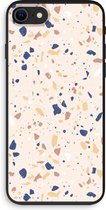 Case Company® - iPhone 8 hoesje - Terrazzo N°23 - 100% Biologisch Afbreekbaar - Duurzaam - Biodegradable Soft Case - Milieuvriendelijke Print op Achterkant - Zwarte Zijkanten - Bescherming Ov