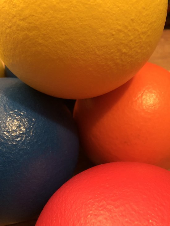 Foambal - Trefbal - Oranje - Met coating - Speelbal - Olifantenhuid
