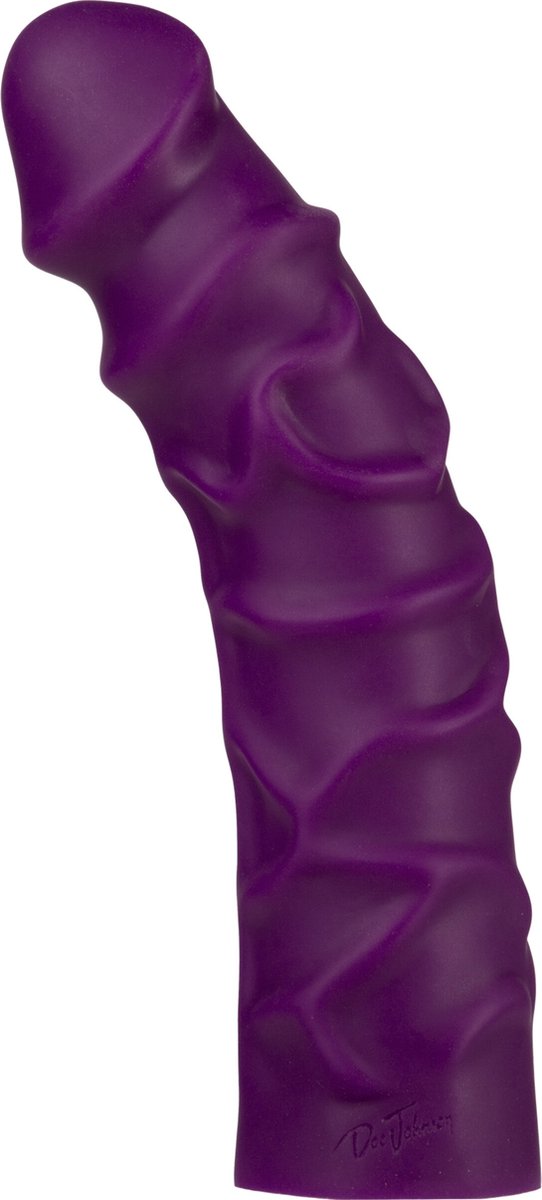 Goedkoopste Doc Johnson Platinum Premium Silicone dildo The Raging paars - 20,32 cm