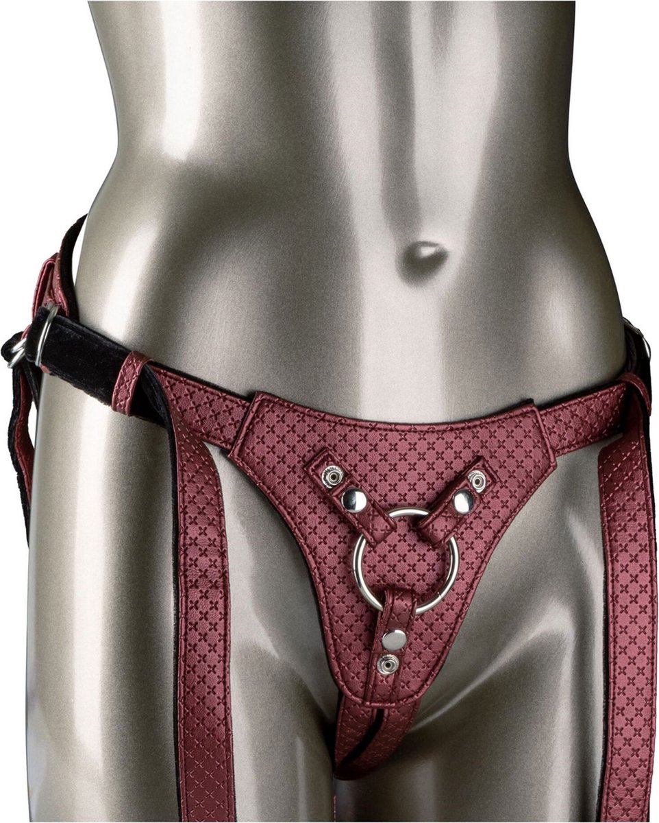 Goedkoopste CalExotics - The Regal Queen - Strap On Harness Rood