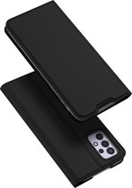 Luxe zwart book case hoesje Telefoonhoesje geschikt voor Samsung Galaxy A33