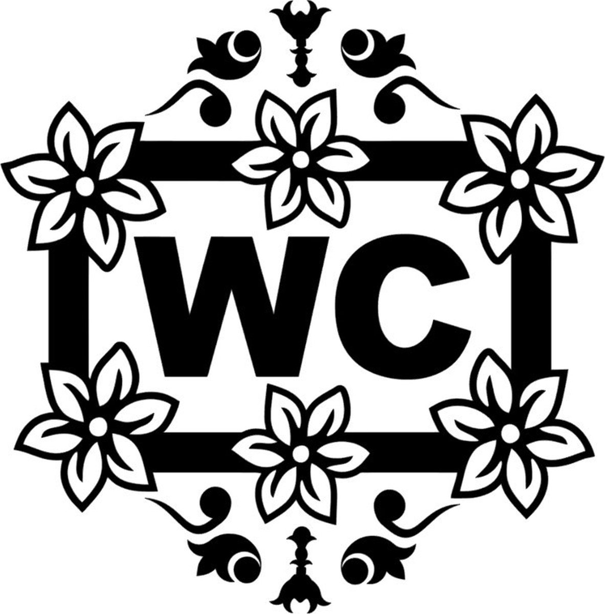 Deur Sticker Toilet - Wc - Teksten - Quotes