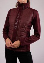 Montar Emma Quilt body jacket - maat S - plum