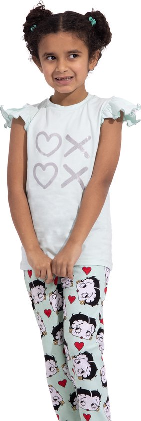 VANILLA - Heart meisjes pyjama - Tweedelig - Egyptisch katoen - PJ521 - jaar