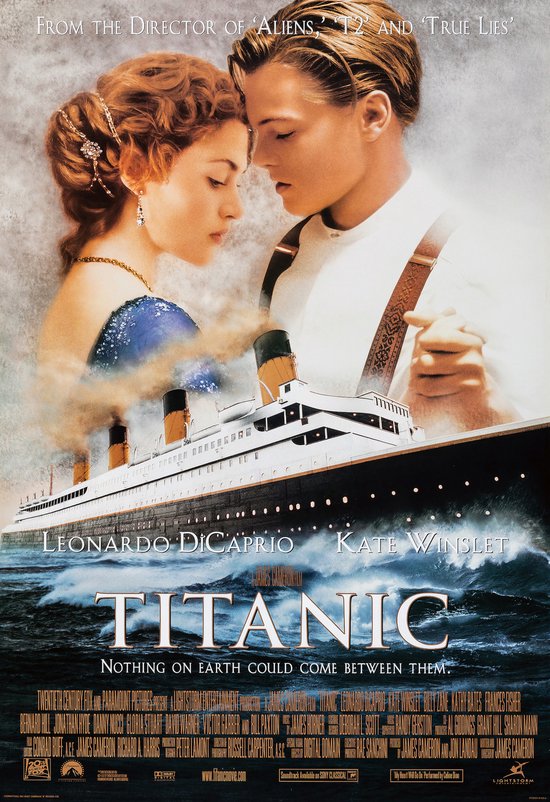 Foto: Poster leonardo dicaprio titanic 1997 originele filmposter