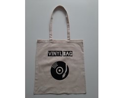 Vinyl bag - Bedrukte tas - Katoenen tas - Shopper - Bedrukte tassen - Shopping bag - Vaderdag kado - elpee