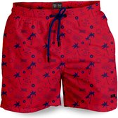 Miami Beach | Zwemshort | Zwembroek | Beachshort | Heren | Sneldrogend | Maat M | MB13-355 Rood