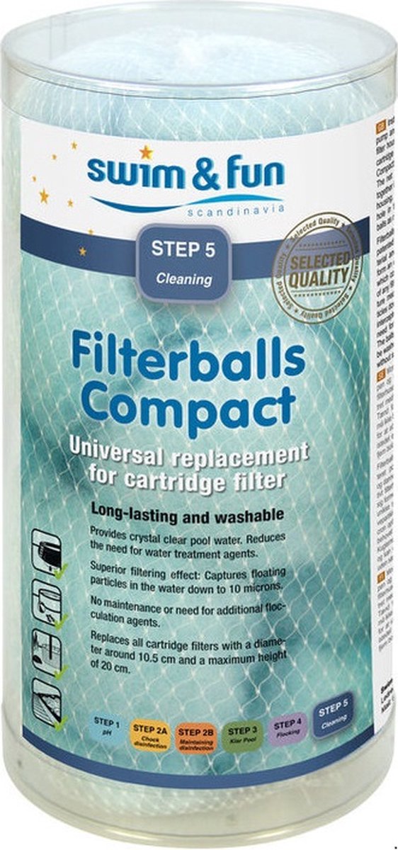 Swim & Fun compacte filterballen