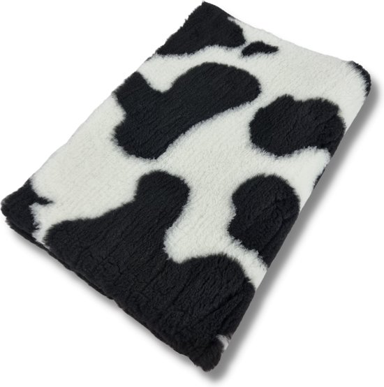Vetbed Koeprint - Antislip Hondenmat - Hondenbed - Hondenmatras - Benchmat - 150 x 100 CM - Machine Wasbaar