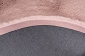Karpetje Heaven - Vloerkleed – Vloer kleed - Rond -  Tapijt – Karpet - Hoogpolig – Super zacht - Fluffy – Shiny - Silk look -  120x120 – Roze