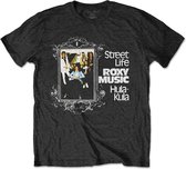 Roxy Music - Street Life Hula-Kula Heren T-shirt - L - Zwart