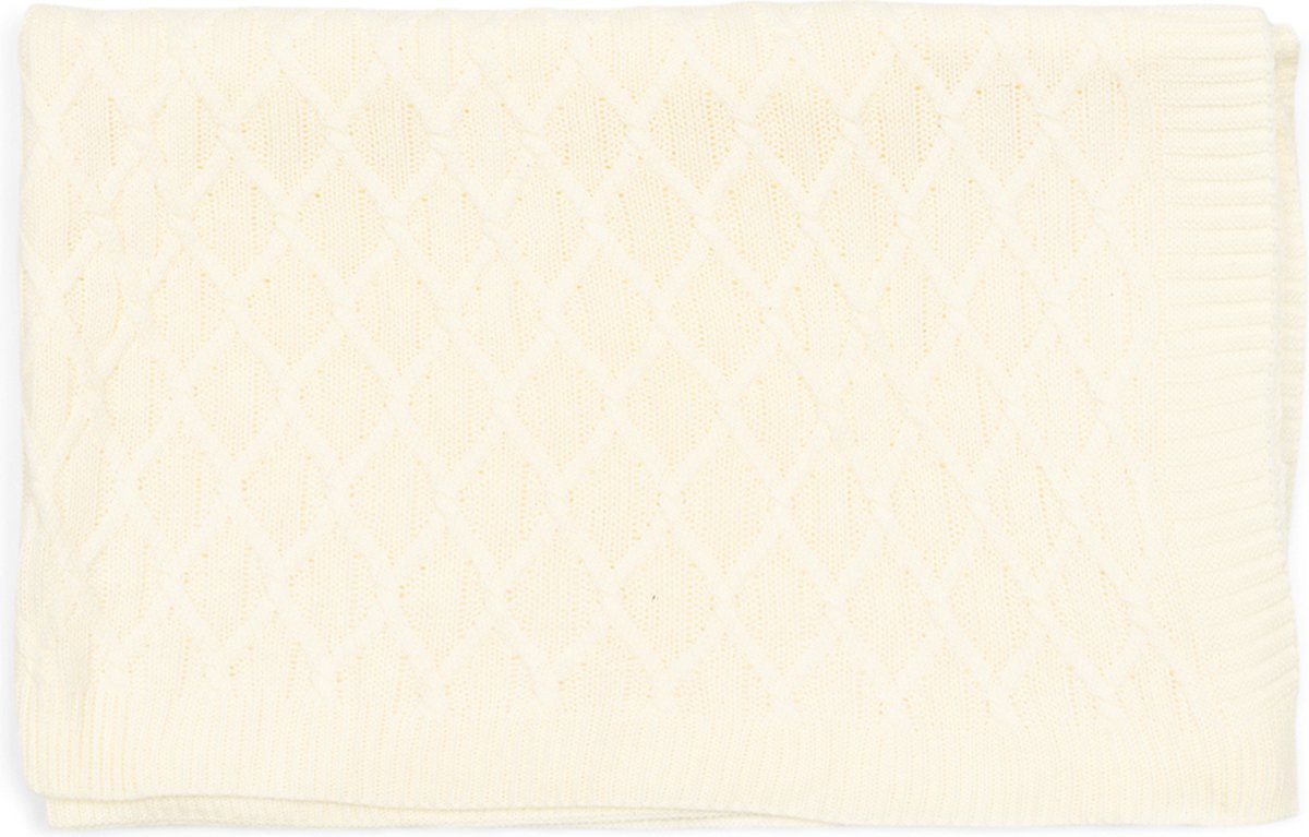 Riviera Maison Plaid 170x130 - Knit Cable Throw - Wit