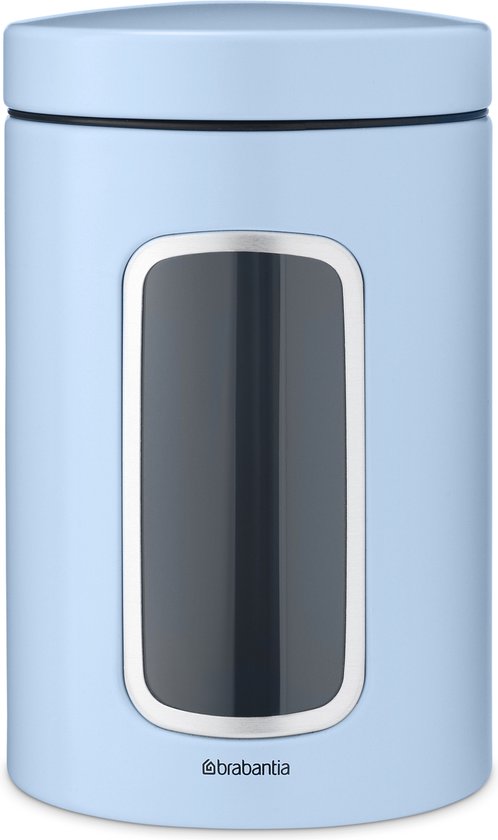 Van storm Geurloos Zonder hoofd Brabantia Voorraadbus - 1,4 l - Dreamy Blue | bol.com