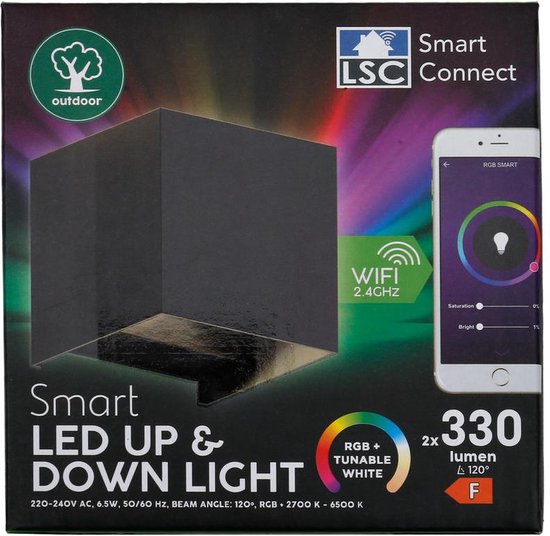 Smart Led up en down buitenlamp | bol