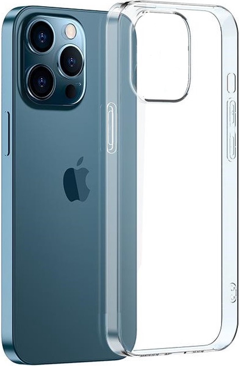 Transparant Hoesje Geschikt Voor iPhone 13 Pro - Back Cover Telefoonhoesje