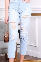 Broek Dulani hoge taille mom fit used look