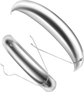 Mountainbike Spatbord - 29 Inch - Fiets Spatborden - Mudguard - Mountainbikes Accessoires - MTB Spatbordenset - Voor & Achter - Zilver